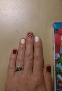 Canada Day Nails